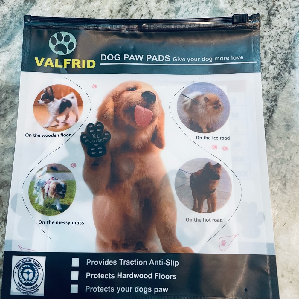 VALFRID Dog Paw Protector Anti-Slip Grips Size XXL